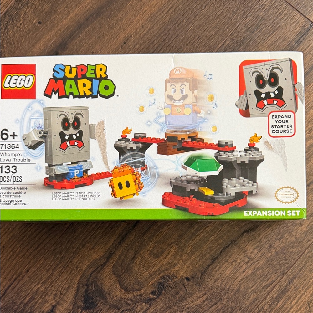 LEGO Super Mario Expansion Set with Red and Gray Blocks